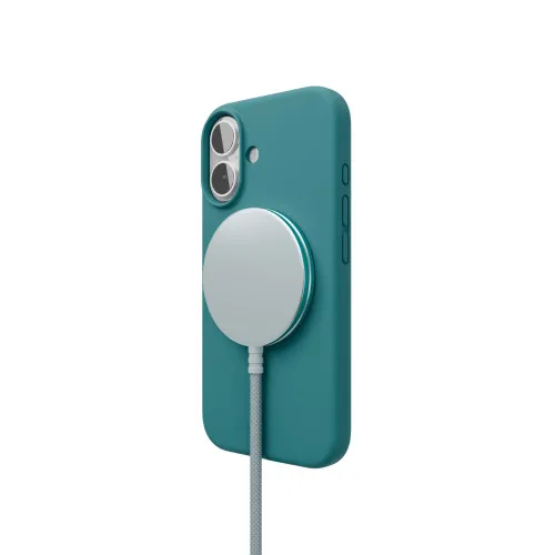 Чехол защитный VLP Aster Case с MagSafe для iPhone 16, зеленый