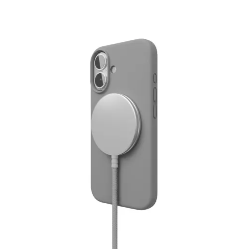 Чехол защитный VLP Aster Case с MagSafe для iPhone 16, серый