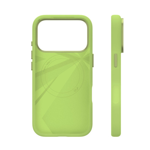 Чехол защитный VLP Aster Pro Case с MagSafe для iPhone 17 Pro, лайм