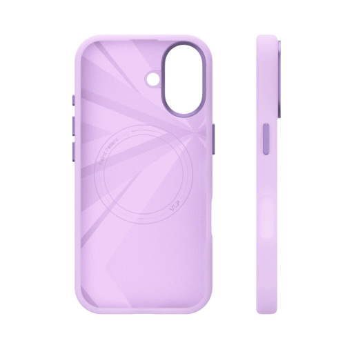 Чехол защитный VLP Aster Pro Case с MagSafe для iPhone 17, лавандовый