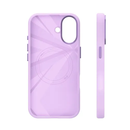 Чехол защитный VLP Aster Pro Case с MagSafe для iPhone 17, лавандовый