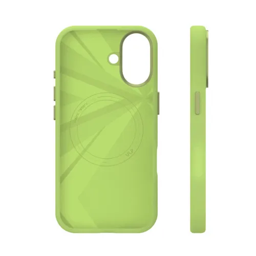 Чехол защитный VLP Aster Pro Case с MagSafe для iPhone 17, лайм