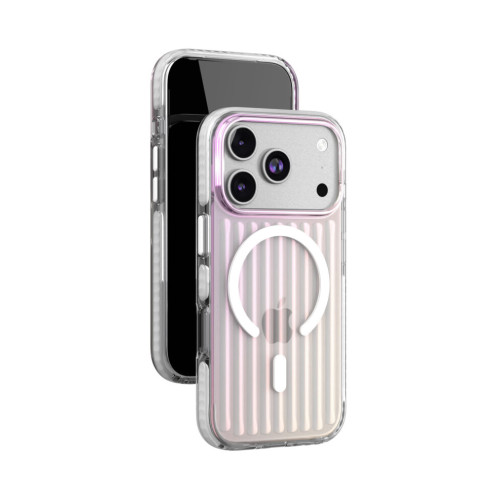 Чехол защитный VLP Pulse Case с MagSafe для iPhone 17 Pro, перламутровый