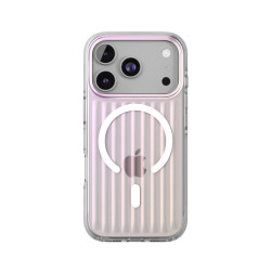 Чехол защитный VLP Pulse Case с MagSafe для iPhone 17 Pro, перламутровый