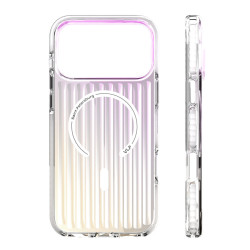 Чехол защитный VLP Pulse Case с MagSafe для iPhone 17 Pro Max, перламутровый