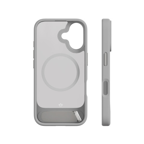 Чехол защитный VLP Reels Case с MagSafe для iPhone 16, серый