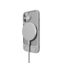 Чехол защитный VLP Reels Case с MagSafe для iPhone 16, серый
