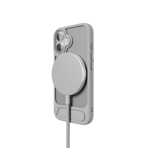 Чехол защитный VLP Reels Case с MagSafe для iPhone 16, серый