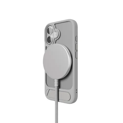 Чехол защитный VLP Reels Case с MagSafe для iPhone 16, серый
