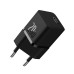 Сетевое зарядное устройство Baseus GaN5 1C 20 Вт + Кабель USB-C - USB-C Чёрное