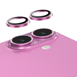 Защитное стекло на камеру Keephone Calvin Camera Lens iPhone 16 Розовый