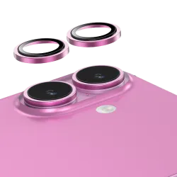 Защитное стекло на камеру Keephone Calvin Camera Lens iPhone 16 Розовый