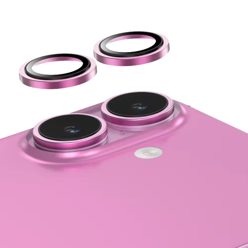Защитное стекло на камеру Keephone Calvin Camera Lens iPhone 16 Розовый