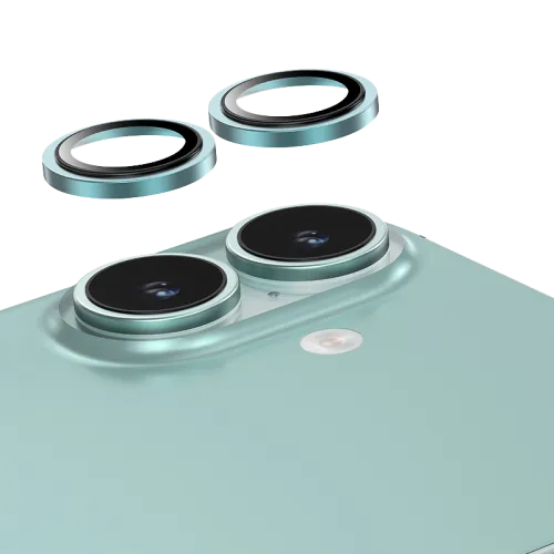 Защитное стекло на камеру Keephone Calvin Camera Lens iPhone 16 Зеленый