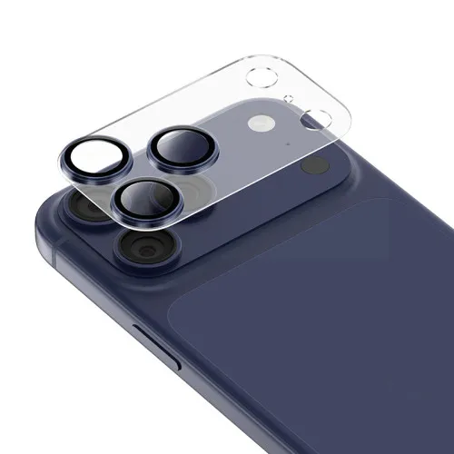 Защитное стекло на камеру Keephone Reggio iPhone 17 Pro Синий
