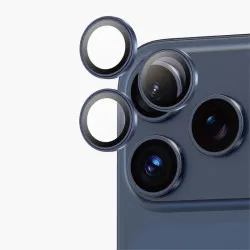 Защитное стекло на камеру Keephone Calvin Camera Lens iPhone 17 Pro / 17 Pro Max Синий