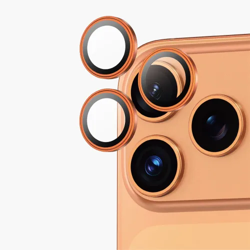 Защитное стекло на камеру Keephone Calvin Camera Lens iPhone 17 Pro / 17 Pro Max Оранжевый