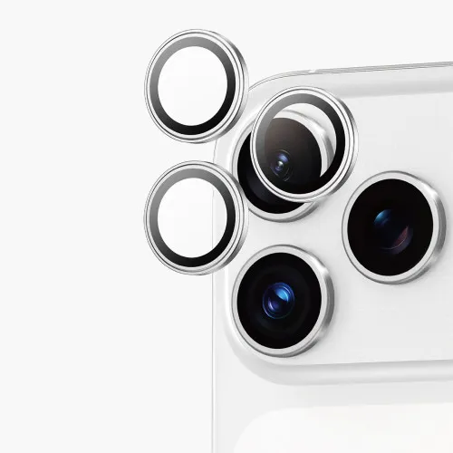 Защитное стекло на камеру Keephone Calvin Camera Lens iPhone 17 Pro / 17 Pro Max Серебристый