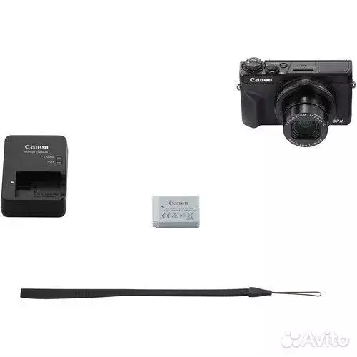 Фотокамера Canon PowerShot G7X Mark III (Чёрный)